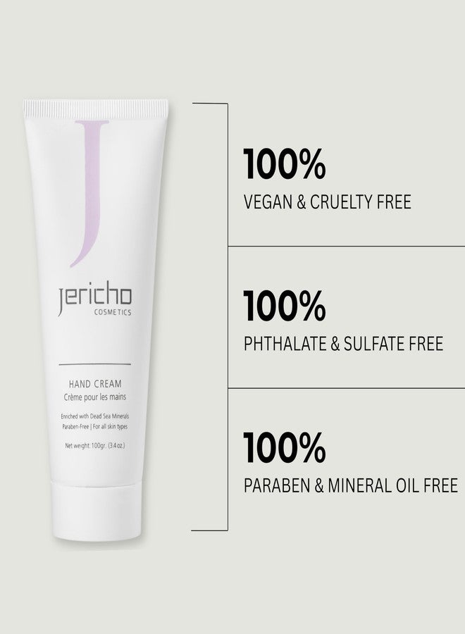 Jericho Cosmetics Hand Cream – Moisturizing & Nourishing with Aloe, Olive Oil & Dead Sea Salts – Hydrating Formula with Witch Hazel & Vitamin E – Non-Greasy, 3.4 oz - 2 Pack - Image 4